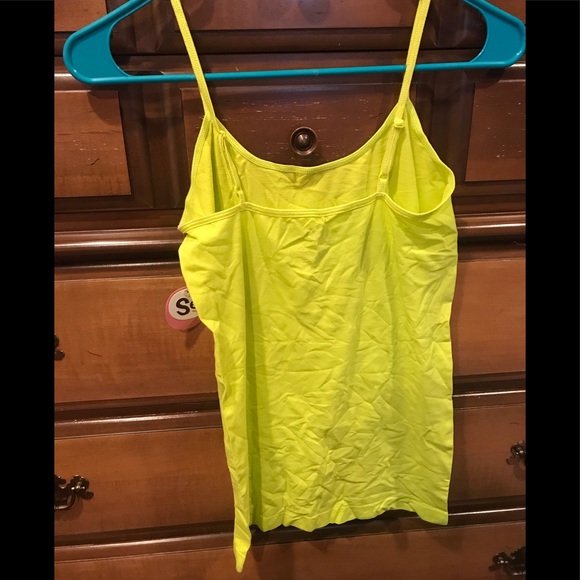 neon yellow cami